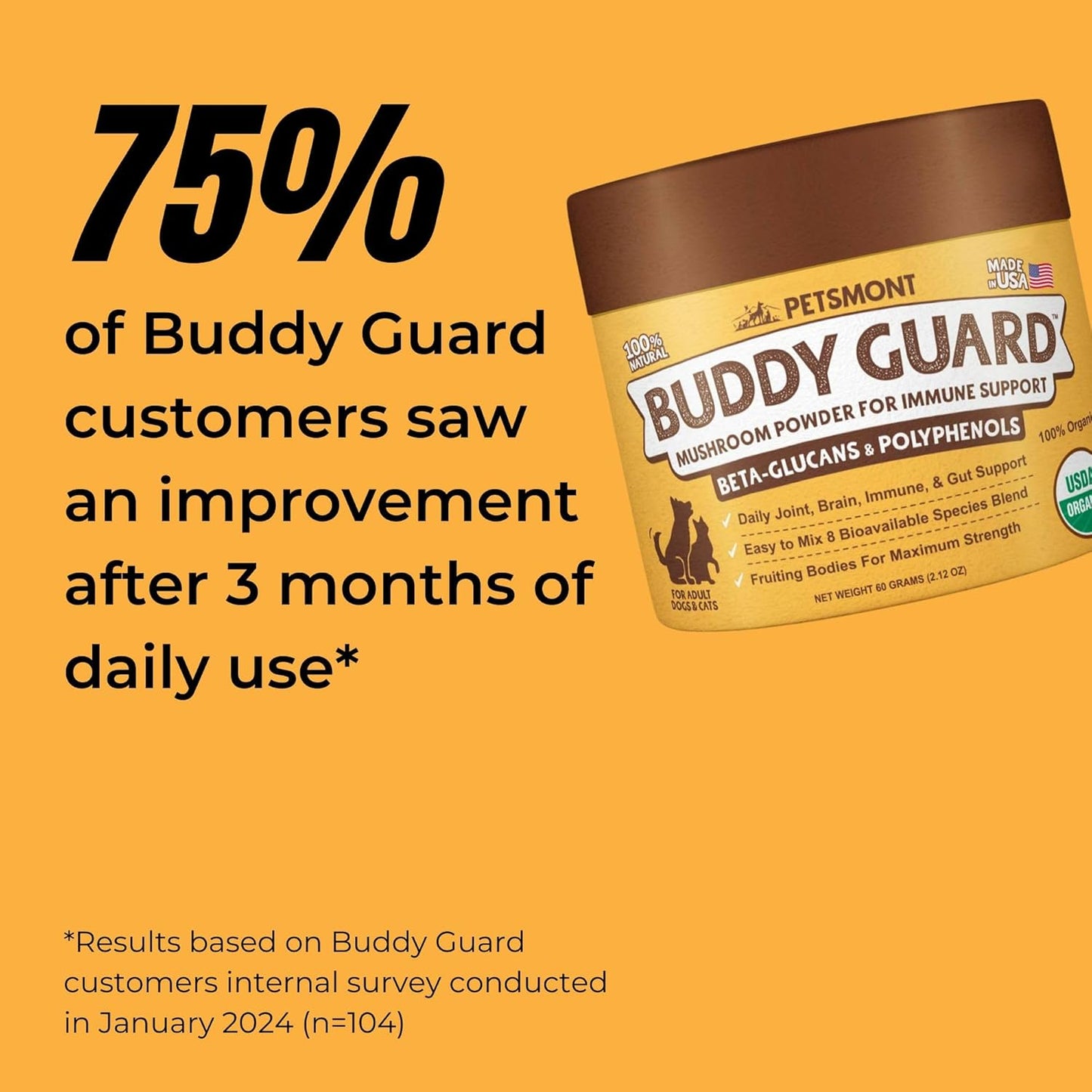 PETSMONT BUDDY GUARD: The Supplement For Dogs With Lumps & Bumps